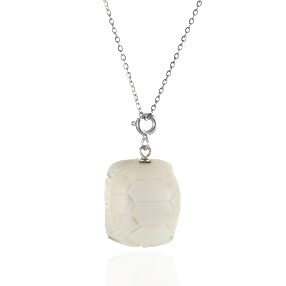 【Woogie武吉珠寶】精品文玩猛瑪象牙雕刻項鍊(富甲萬能扣19x16mm)