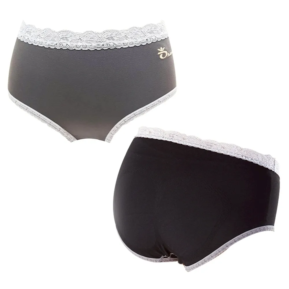 【Peptide Talent 肽達人】王鍺竹炭銀纖全彈力女神蕾絲內褲*2件(官方)
