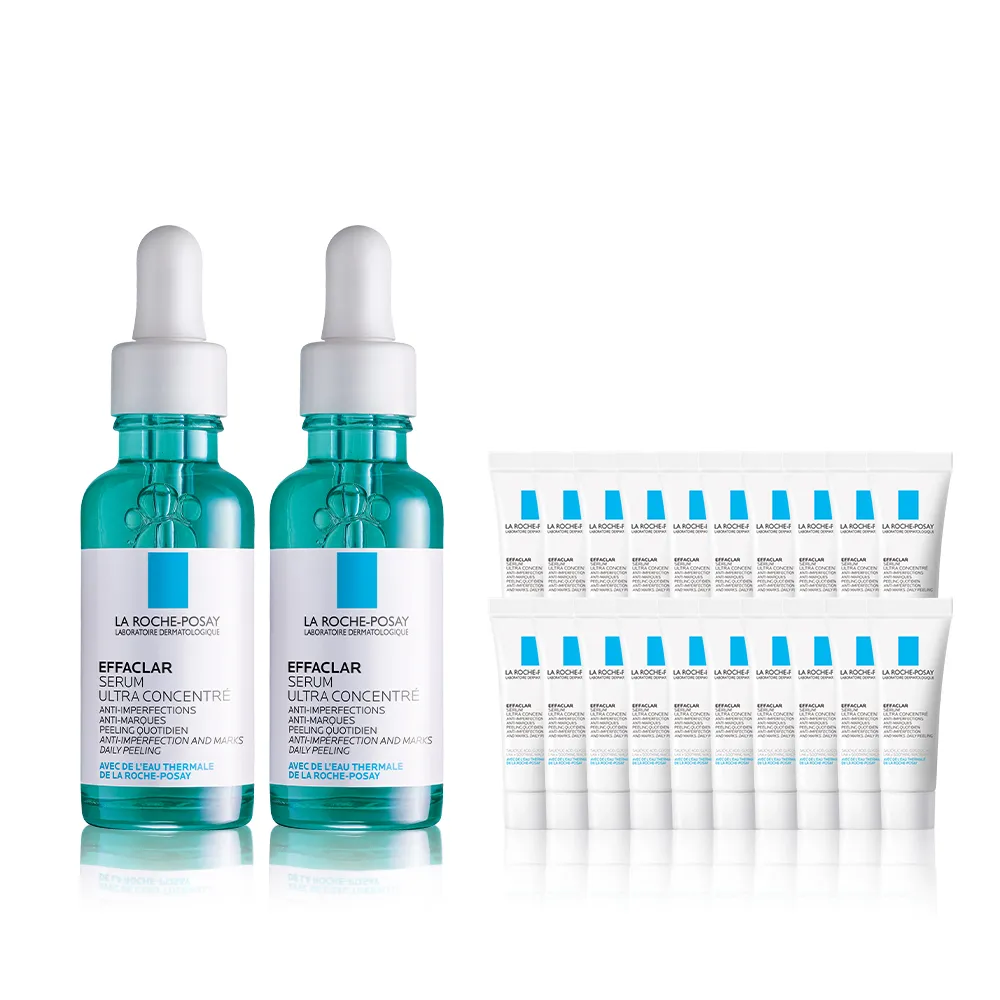 【理膚寶水】獨家限定★極效三重酸煥膚精華 買60送60超值組(抗痘)