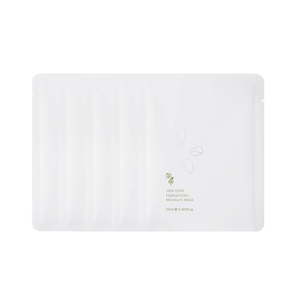 【JAN DAN 簡單】玻尿酸水潤面膜 5入組(水潤面膜)