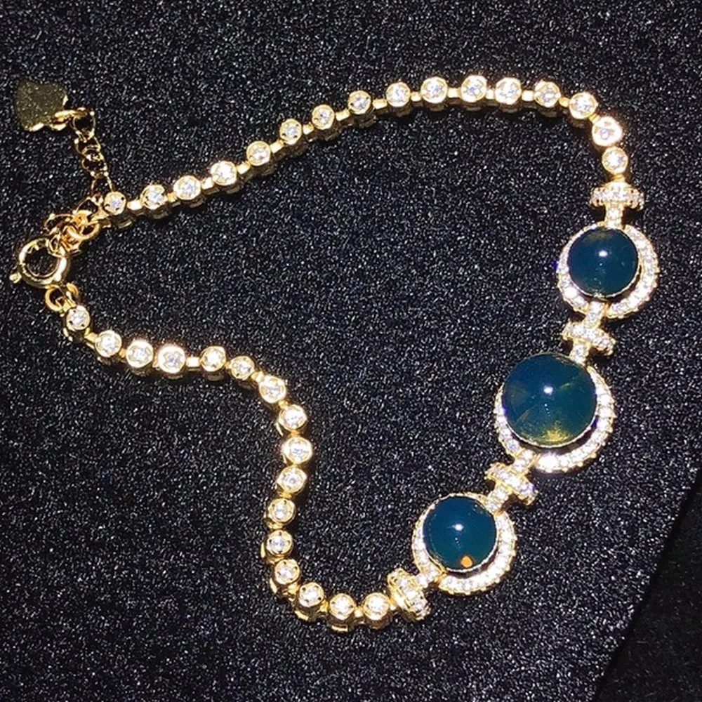 【勝弘珠寶】多明尼加藍珀時尚優雅手鍊