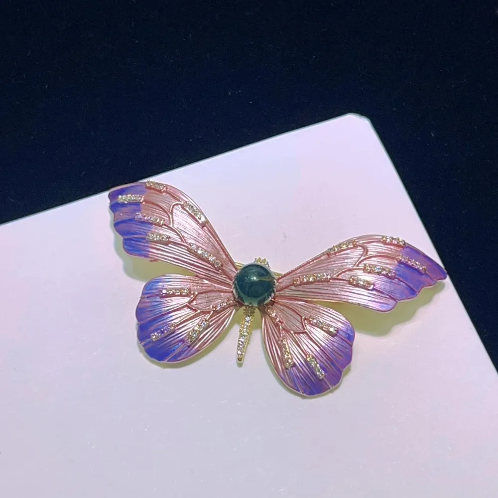 【勝弘珠寶】多明尼加藍珀福祿雙全胸針-7mm(藍珀胸針)