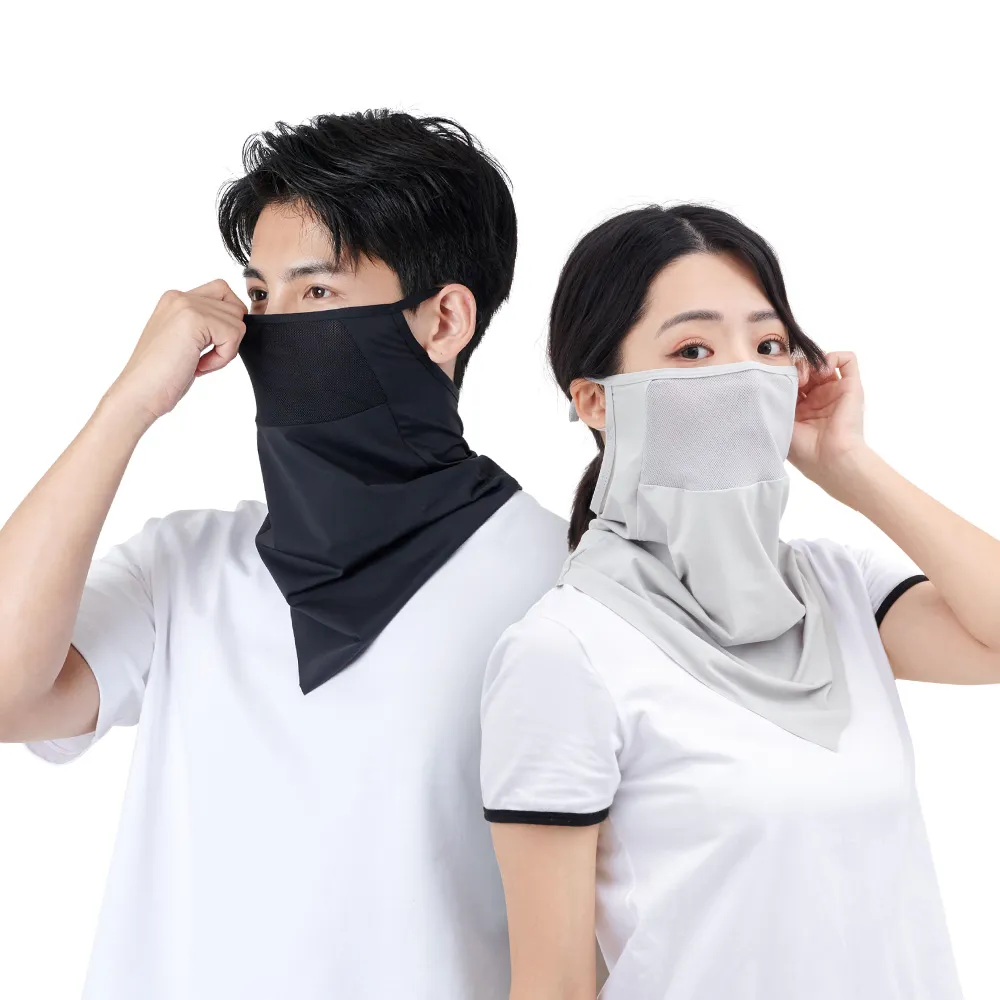 【VOLA 維菈】冰絲面罩 涼感面罩 防曬面罩 透氣面罩 防曬口罩 騎士面罩 機車面罩 通勤 外送 臉部防曬