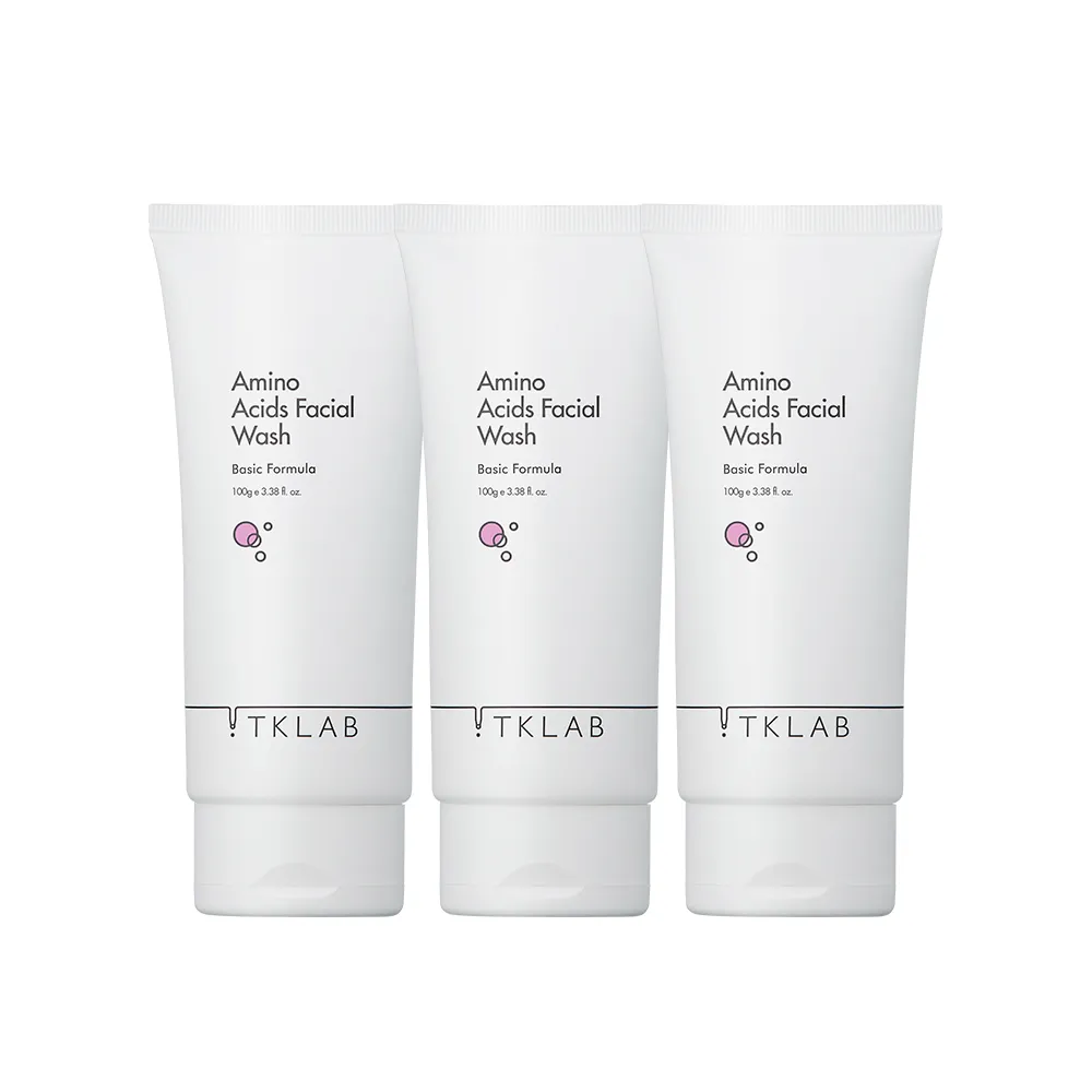 【TKLAB】胺基酸溫和潔顏霜x3入組