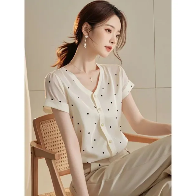 【ALLK 歐楷】新品上架 印花造型上衣 黃色 尺寸L-XXL/中大尺碼/涼爽/透氣