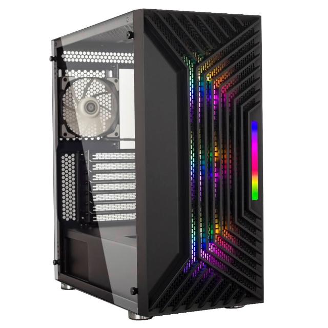 【技嘉平台】R7八核RX 9060 XT 16G{BHCM64A4C}電競電腦(R7 7800X3D/B650/32G D5/1TB)