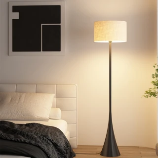 【諾必行】氛圍感落地燈 客廳燈 邊幾燈 書房燈 臥室床頭燈 置物落地燈（全光譜）