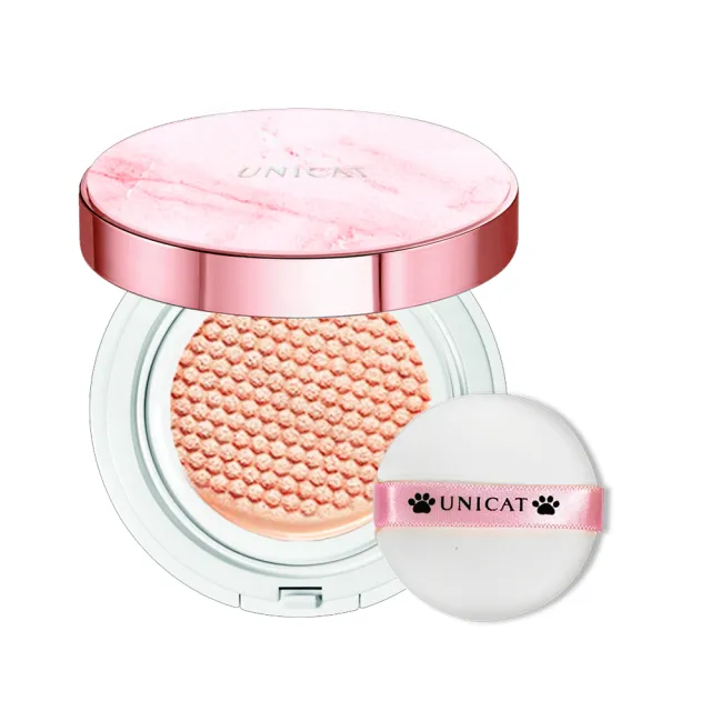 【UNICAT 變臉貓】明星激推 防曬遮瑕光彩保濕氣墊粉餅｜保濕底妝(不脫妝不浮粉 SPF50高防曬)出清良品