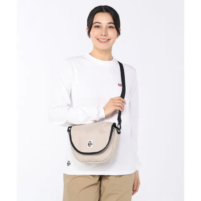 【CHUMS】CHUMS 休閒 男女 Recycle Mini Round Shoulder Bag肩背包 米灰色 (CH603920G057)