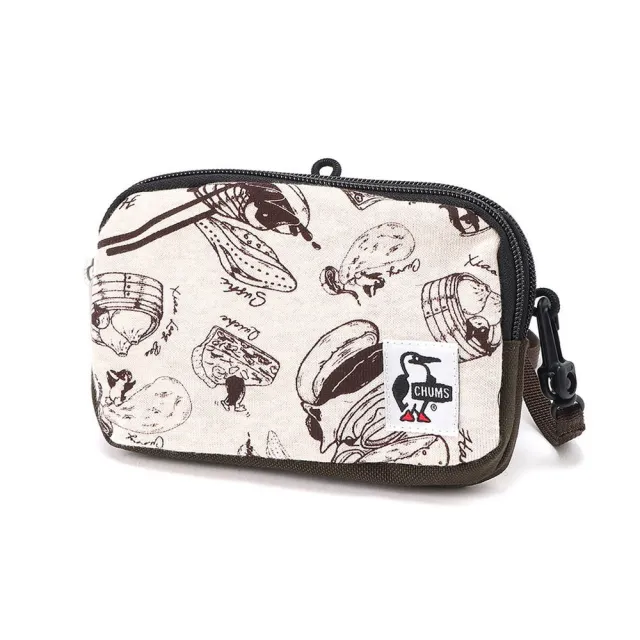【CHUMS】CHUMS 休閒 男女 Halter Neck Mini Bag Sweat Nylon隨身肩背包 FoodJourney (CH603878Z377)