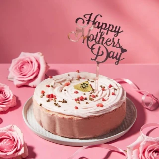 【起士公爵】母親節限定口味-6吋乳酪蛋糕-綻放玫荔/蜜檸奇異果-(附限定插牌)