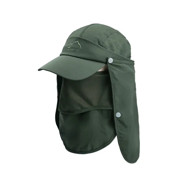 【匠心選品】速乾可拆卸防曬護頸帽(防曬漁夫帽 速乾帽 登山帽 釣魚帽 戶外鴨舌帽)