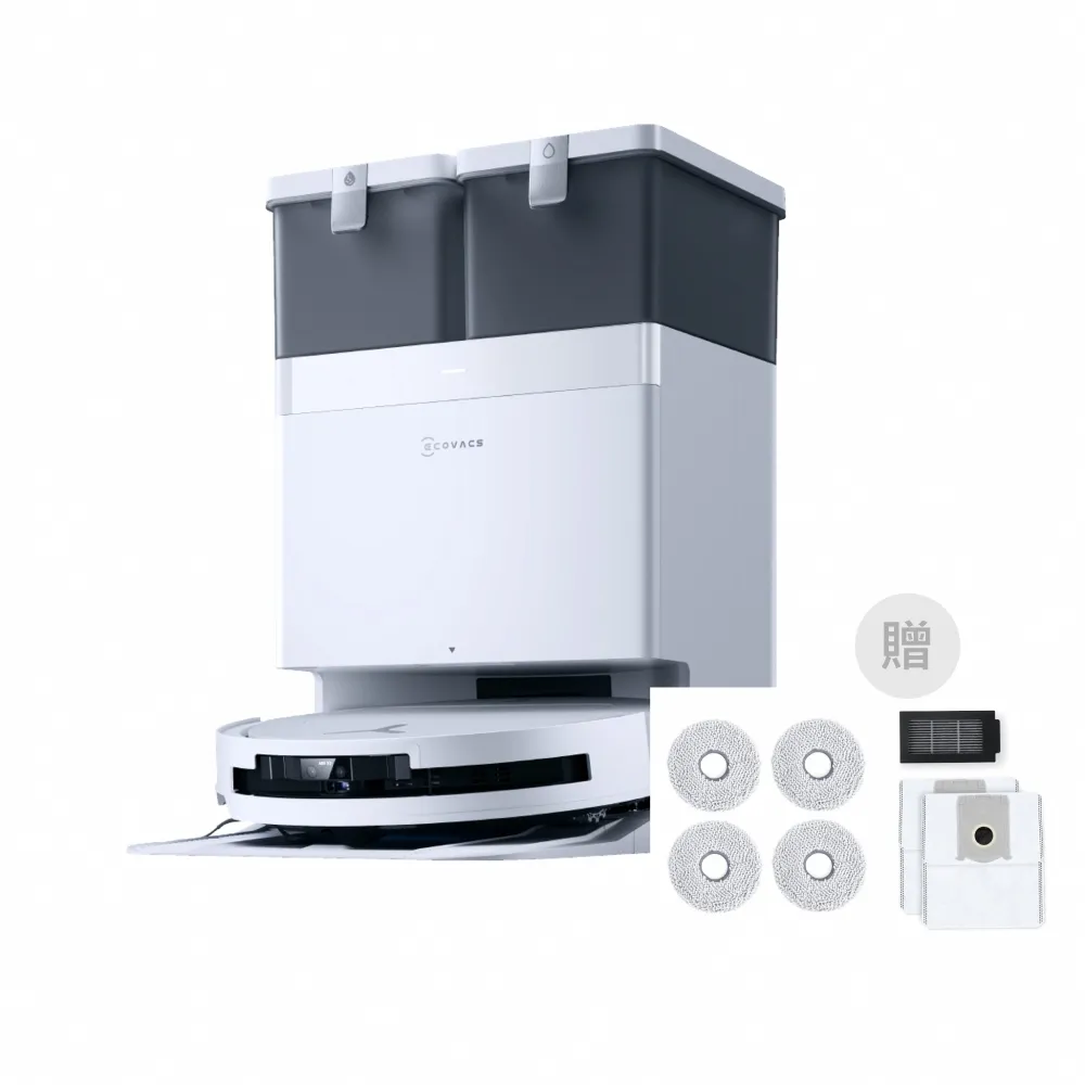 【ECOVACS 科沃斯】25年全新T50 PRO OMNI超薄全覆蓋全能旗艦掃拖機器人(超薄81MM/高溫洗烘/萬物沿邊)