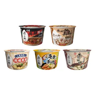 【米大師】湯泡飯 12碗/箱(麻油雞/川香麻辣牛肉/肉燥蒸蛋/鮮蝦蒸蛋/赤味噌)