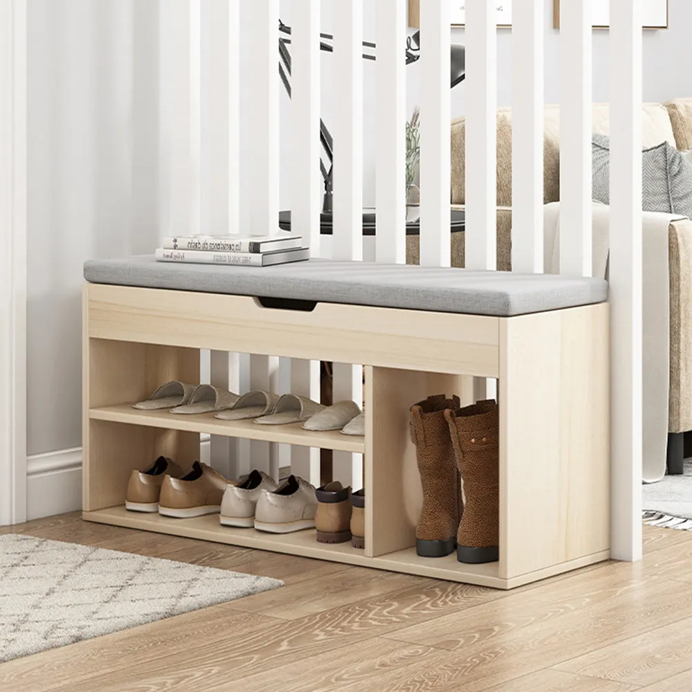 【Arien居家】80cm高筒款掀蓋穿鞋椅收納換鞋凳椅凳