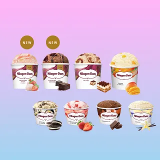 【Haagen-Dazs 哈根達斯】獨家迷你杯24入組(熱賣口味 開心果派對 新上市 甜點饗宴)