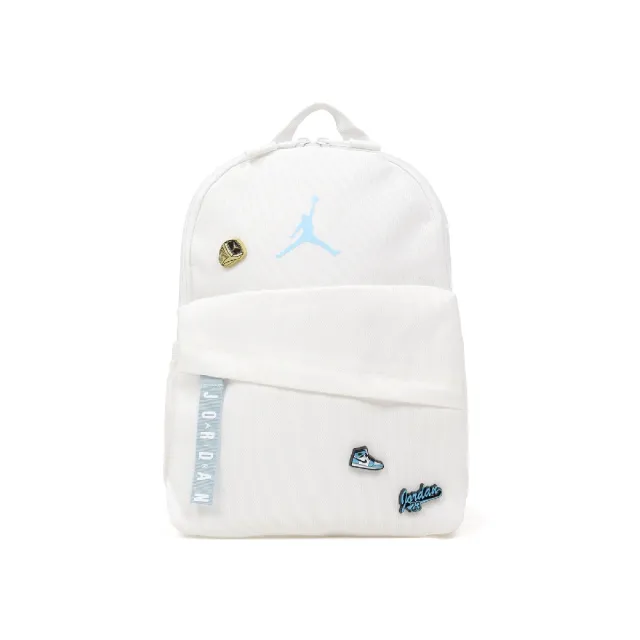 【NIKE 耐吉】後背小包 Jordan Mini 女款 童包 白 藍 兒童款 JD2623068PS-001