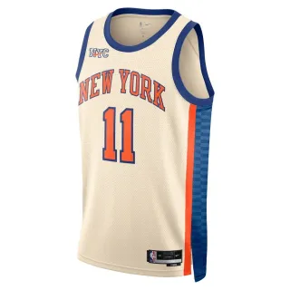 【NIKE 耐吉】NBA 籃球背心 男 NYK MNK DF SWGMN JSY CE 25 尼克隊 運動 休閒 米色 (HM5989123)