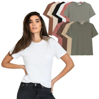 【Bread & Boxers】T-shirt by Biderman 有機棉經典圓領Ｔ 素t 短t 短袖上衣 女上衣