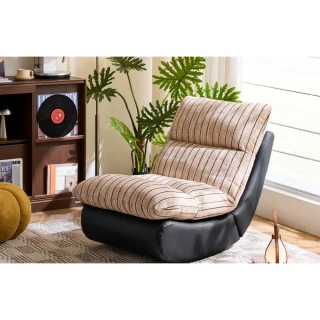 迦恩-月亮榻榻米沙發 懶人窩窩沙發 可躺可睡搖搖椅 單人位臥室小沙發