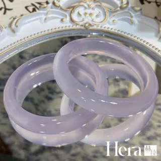 【HERA 赫拉】優雅紫玉髓手鐲 H115041506(紫玉髓 手鐲)