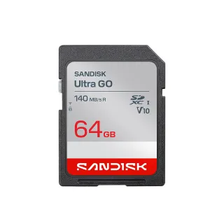 【SanDisk 晟碟】SANDISK Ultra® GO SDXC™ UHS-I 64GB 記憶卡(公司貨)
