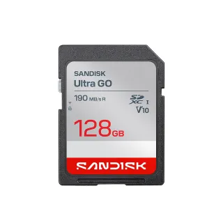 【SanDisk 晟碟】SANDISK Ultra® GO SDXC™ UHS-I 128GB 記憶卡(公司貨)