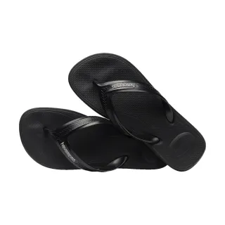 【havaianas 哈瓦仕】拖鞋 男鞋 夾腳拖 寬帶 人體工學 Top Max Comfort 黑 4148608-0090M (哈瓦士)