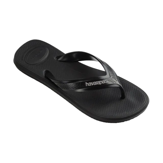【havaianas 哈瓦仕】拖鞋 男鞋 夾腳拖 寬帶 人體工學 Top Max Comfort 黑 4148608-0090M (哈瓦士)