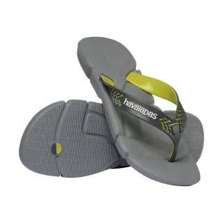 【havaianas 哈瓦仕】拖鞋 男鞋 夾腳拖 寬帶 貼合腳型 舒適無負壓 Power 2.0 灰 4145492-3744M (哈瓦士)