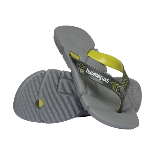 【havaianas 哈瓦仕】拖鞋 男鞋 夾腳拖 寬帶 貼合腳型 舒適無負壓 Power 2.0 灰 4145492-3744M (哈瓦士)