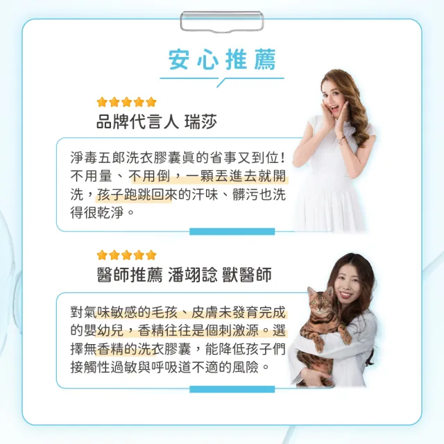 【淨毒五郎】濃縮洗衣膠囊/洗衣球30顆袋裝_純粹無香/旬花香調(酵素、抗菌)