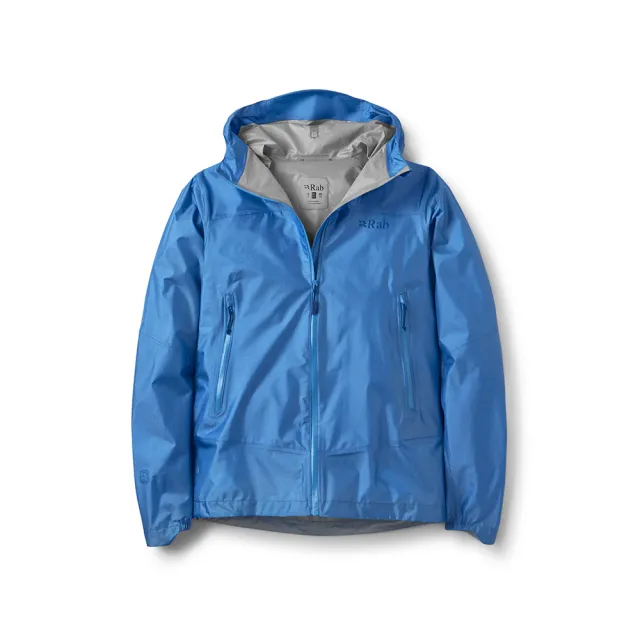【RAB】Phantom Mountain Jacket Wmns 輕量越野防水連帽外套 藍知更鳥 女款 #QWI72