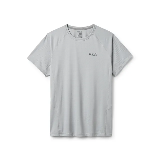 【RAB】Sonic Tee 短袖輕量抗臭排汗衣 男款 淺鋅 #QCC55
