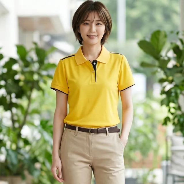 【遊遍天下】MIT台灣製女款抗UV防曬涼感吸濕排汗機能POLO衫(M-5L 大尺碼)
