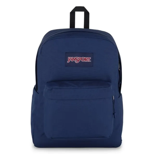 【JANSPORT】SUPERBREAK PLUS 26L 後背包 書包 (JS0A4QUE003海軍藍)