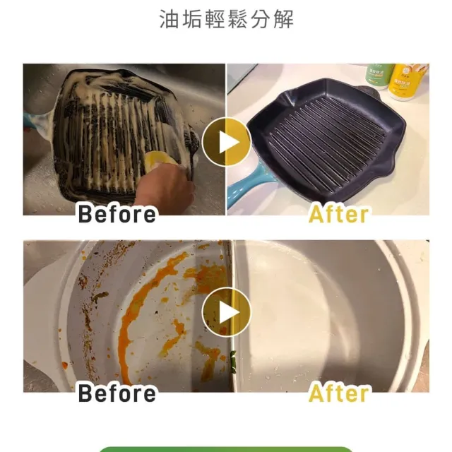 【cleanologi 潔淨學】強效去油洗碗精 500mlx2入(天然環保/省水/不傷手)歐盟有機認證