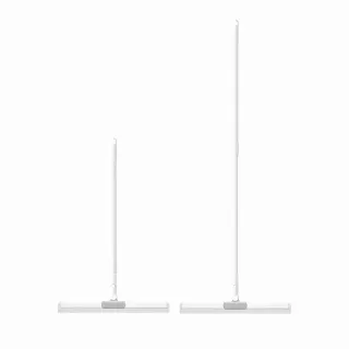 【樂居家】白色無印風 乾濕兩用魔術掃把(刮水器 彈力掃把 刮水刀 玻璃清潔 矽膠掃把 除塵掃把 毛髮掃把)