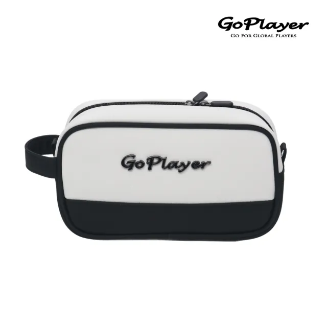 【GoPlayer】高爾夫萬用手拿包-白.黑.軍綠 (萬用隨身包 大容量 運動包)