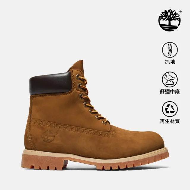 【Timberland】男款深小麥色防水6吋休閒靴(72066EBL)