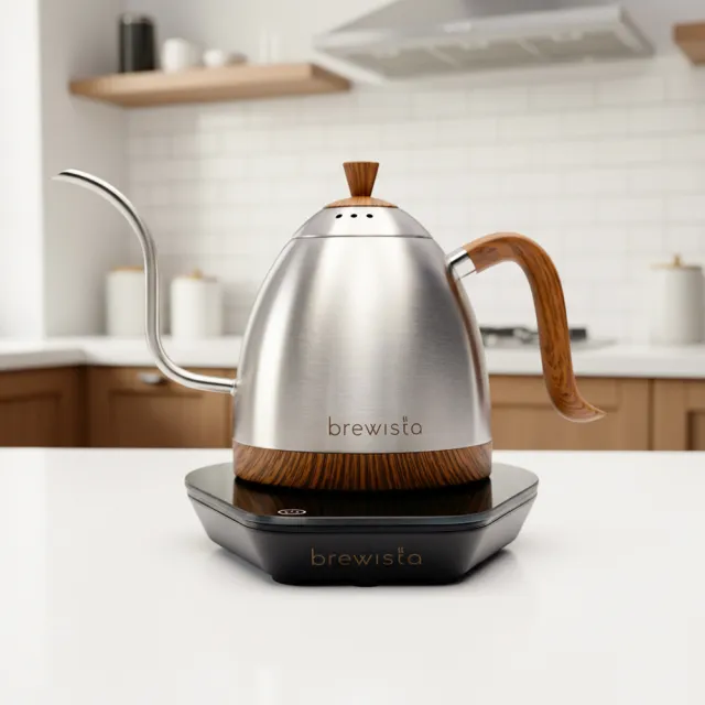 【Brewista】鵝頸智慧溫控壺 V3 Pro (600ml－不鏽鋼)
