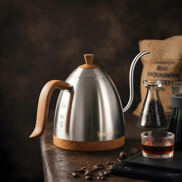 【Brewista】鵝頸智慧溫控壺 V3 Pro (600ml－不鏽鋼)