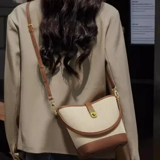 【MoonDy】雙11 女包 水桶包 子母包 帆布包 可愛包包 單肩包 小包包斜背包 日系包包 女生小包包