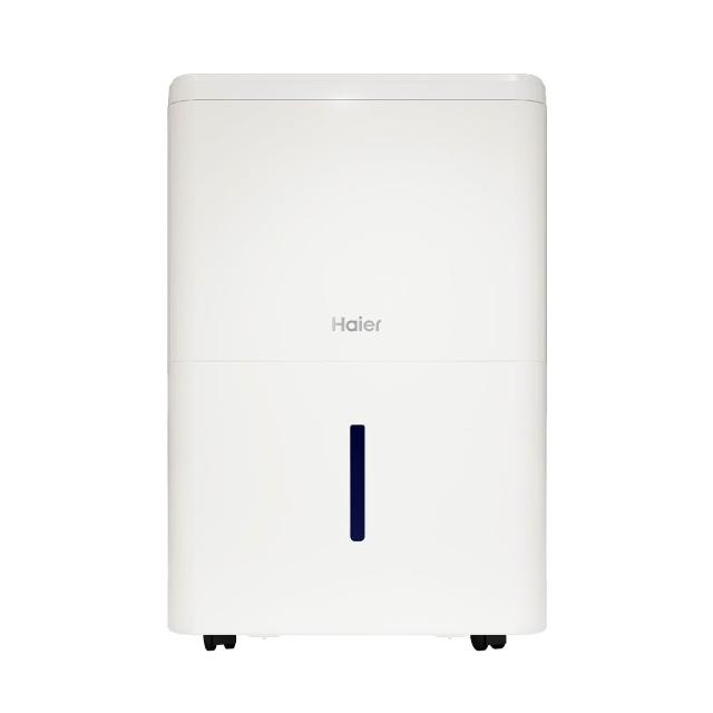 Haier海爾 H06EA1 Haier海爾 H06EA1 除濕機,5-8L除濕容量,適合5-10坪空間使用。採用環保冷媒與定頻馬達,噪音低至30dB,白色設計輕巧(38.7x29.5x53.1cm,15.4kg)。具連續除濕、自動除濕、定時功能及濕度設定,2.1-3L水箱可接排水管,消耗112W第一級能效。適用27-30℃室溫,初效不織布濾網,中國製造,1年保固,BSMI R33D32認證。有效除濕防潮,保持居家乾爽舒適。