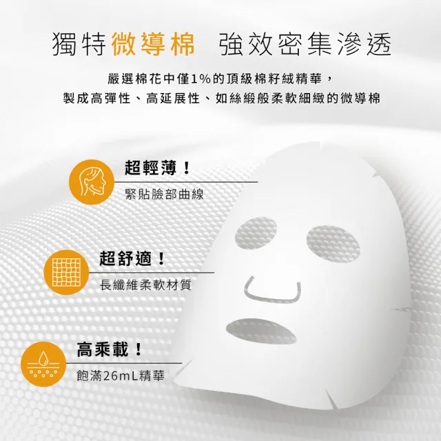 【DR.WU 達爾膚】維他命C瞬效亮白膠囊面膜4片(5入組 共20片)