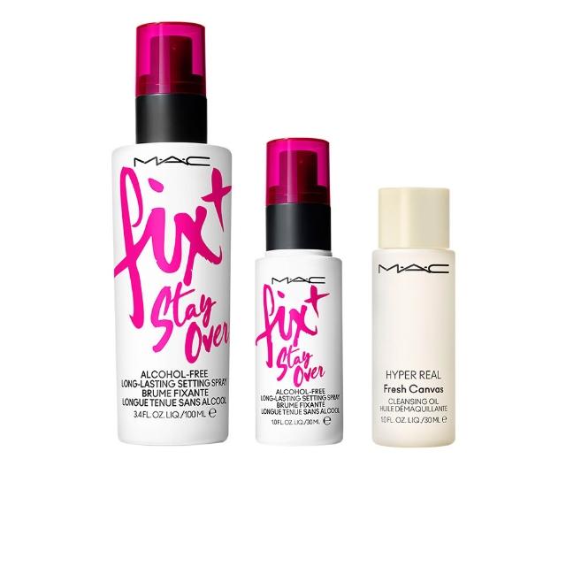 【M.A.C】FIX+超持妝零暗沉水噴霧家族組(FIX+超持妝零暗沉定妝噴霧100ml+30ml)