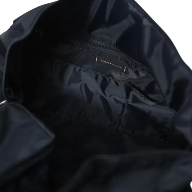 【TOMMY HILFIGER】都會深藍 旅行包 肩背包 背帶可拆 手提袋 健身包 側背包 出國收納包 送禮(1658)