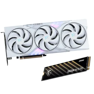 【微星】顯卡+SSD組★GeForce RTX 5060 Ti 8G GAMING TRIO OC WHITE 顯示卡+微星 SPATIUM M470 Pro 1TB SSD