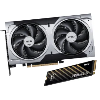 【微星】顯卡+SSD組★GeForce RTX 5060 Ti 16G VENTUS 2X OC PLUS 顯示卡+微星 SPATIUM M470 Pro 1TB SSD