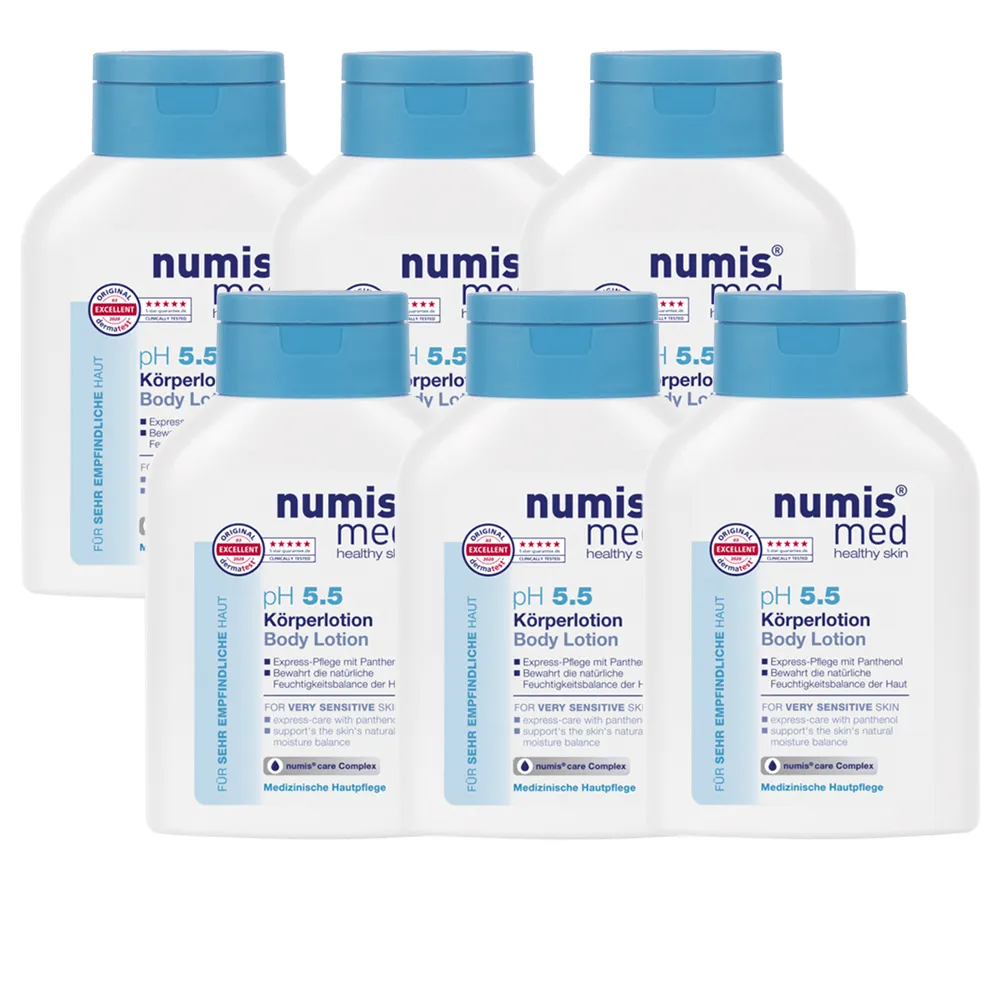 【德國樂美思】6入組pH5.5身體乳液200ml(總代理公司貨)